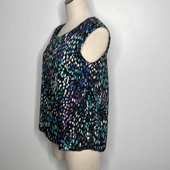 BANANA REPUBLIC SLEEVLESS MULTICOLOR OPEN BACK XS - Picture 2 of 11